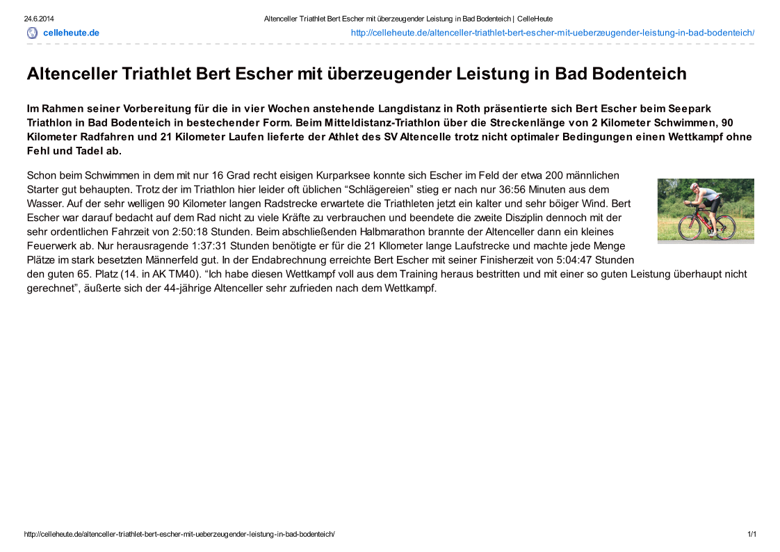 Bericht Bad Bodenteich 2014 CelleHeute